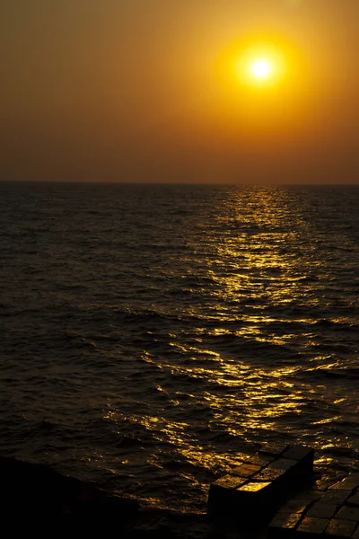 Sunset over the sea — Stock Photo, Image