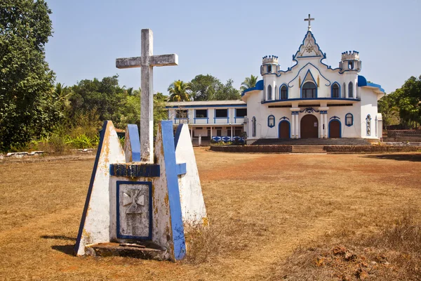 Fachada de uma igreja — Fotografia de Stock