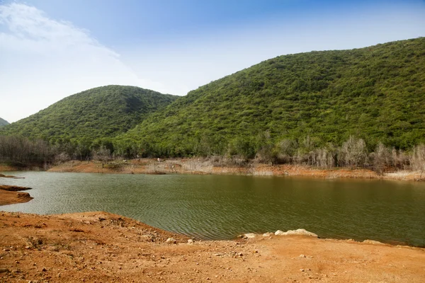 Lake in a park, Kambala Konda Eco Tourism Park — Stock Photo, Image