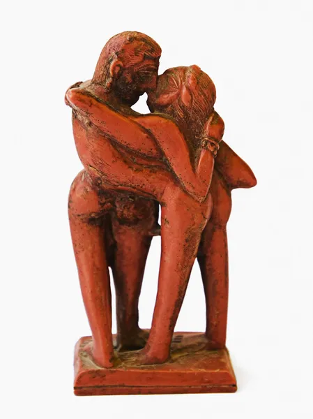 Sculpture de couple romantique — Photo