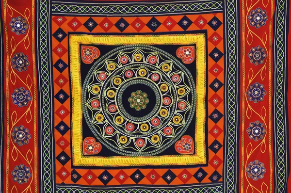 Zdobione dywan — Zdjęcie stockowe