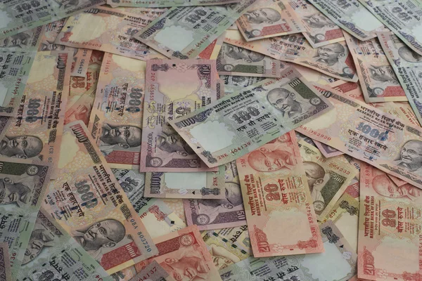 Variações de Rúpias Indianas — Fotografia de Stock