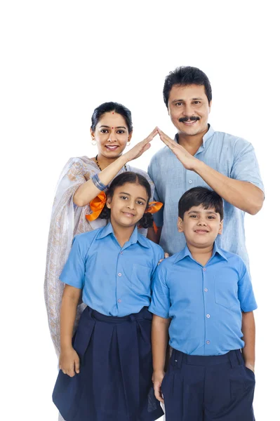 Glückliche Familie — Stockfoto