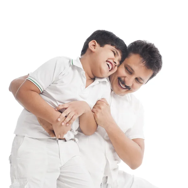 Man playing with his son — Stock Photo, Image