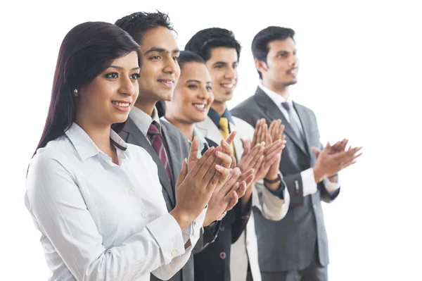 Executivos de empresas aplaudindo — Fotografia de Stock