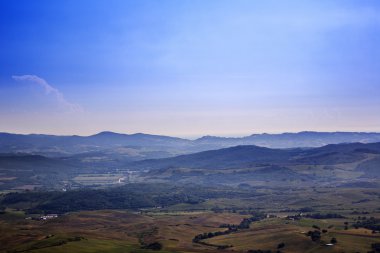 bir peyzaj yüksek açılı görünüş