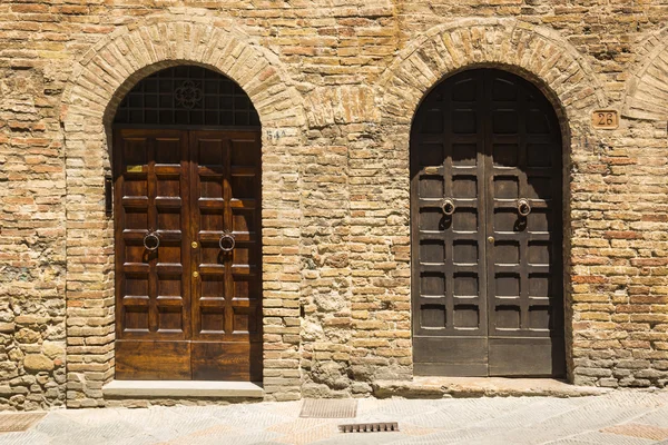 Edificio nella città medievale — Foto Stock