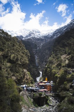 yamunotri, garhwal, Himalayalar, uttarkashi dis yamunotri Tapınak