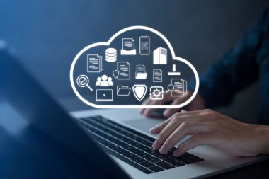 Belge Yönetim Sistemi (DMS) Çevrimiçi Belge Veritabanı ve ERP, işletme teknolojisi ile etkin bir organizasyonda dosya, bilgi ve belgeleri yönetmek için otomatik süreçler.