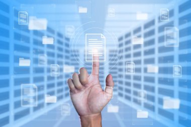 Belge Yönetim Sistemi DMS Çevrimiçi Belge Veritabanı ve dosyaları yönetmek için otomatik süreçler ve ERP ile etkin bir organizasyondaki belgeler, işletme teknolojisi.