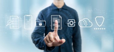 Belge Yönetim Sistemi DMS Çevrimiçi Belge Veritabanı ve ERP, işletme teknolojisi ile etkin bir organizasyonda dosya, bilgi ve belgeleri yönetmek için otomatik süreçler.