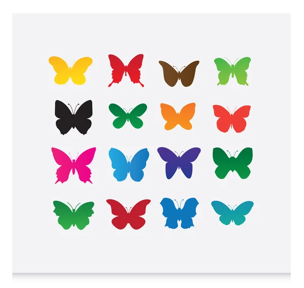蝴蝶 （矢量) — 图库矢量图片