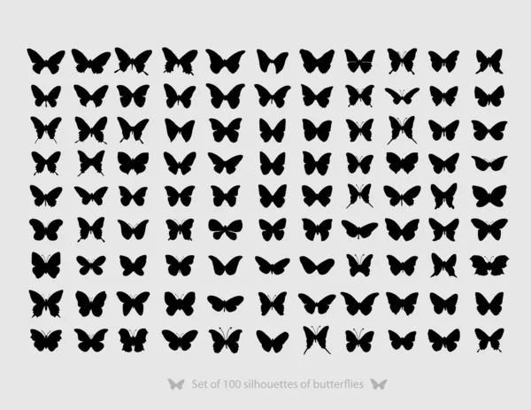 Papillon noir — Image vectorielle