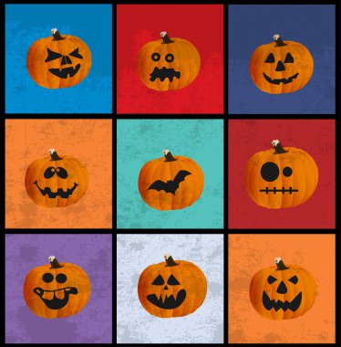 halloween pumpkins çizimi