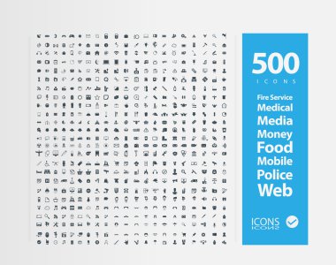 500 Kalite Icon Set