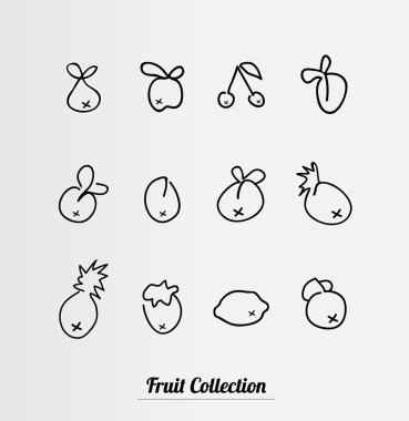 meyve kümesi çizimi