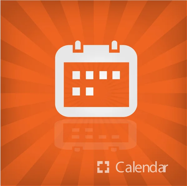 Illustration of calendar icon — Stock Vector