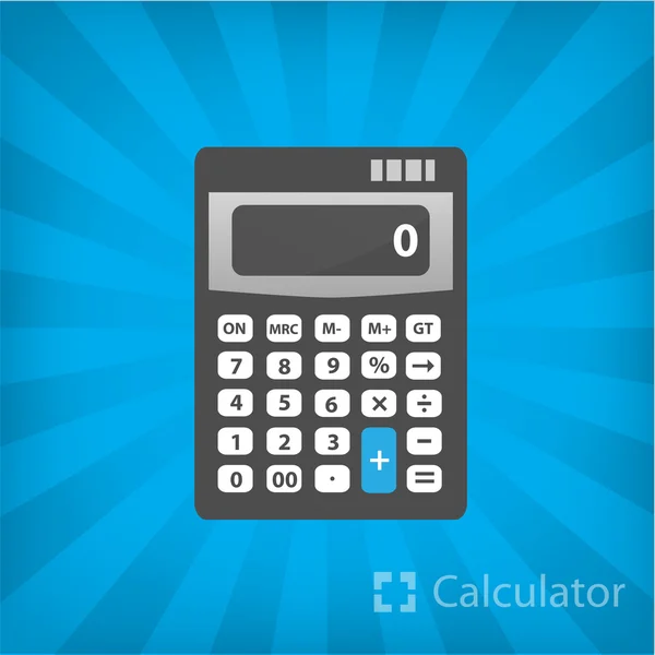 Illustratie van calculatorpictogram — Stockvector