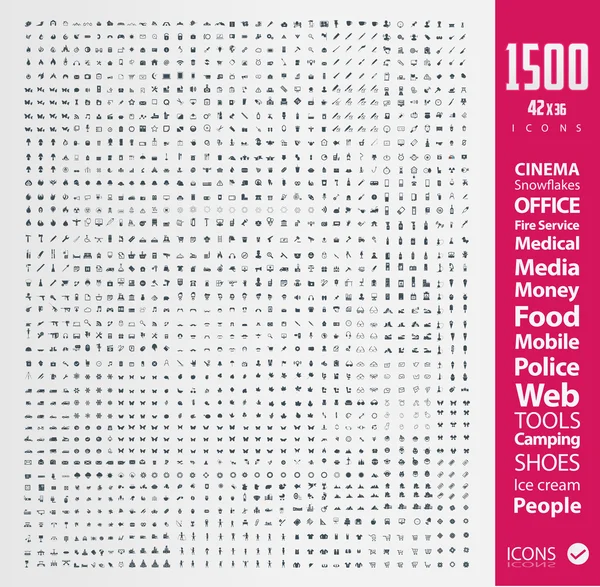1 500 Kalite Icon set