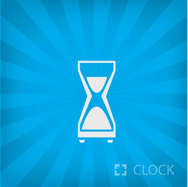 Illustratie van zand horloge pictogram — Stockvector
