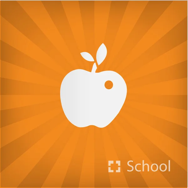 Illustratie van apple-pictogram — Stockvector