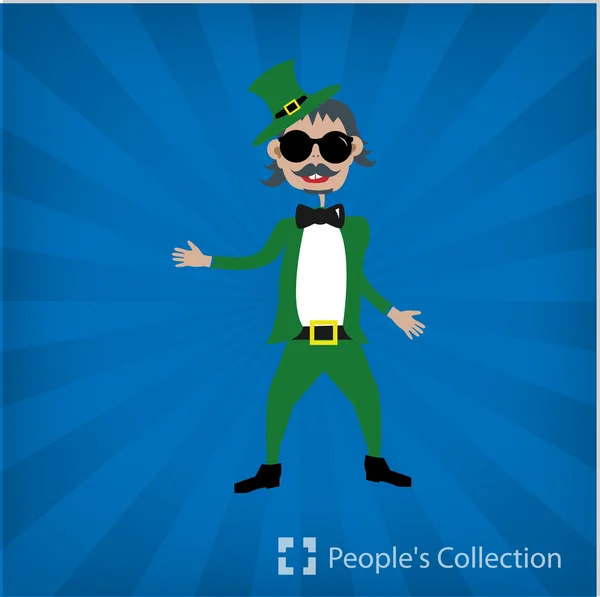 St patricks day figur illustration — Stock vektor