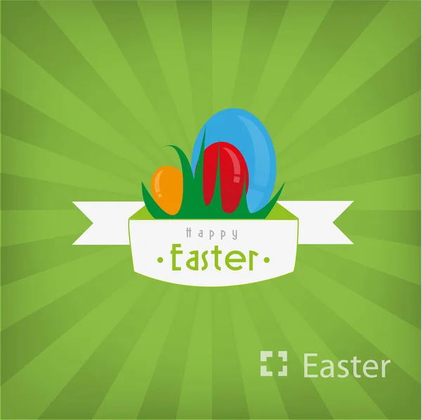 Ilustración de huevos de Pascua — Vector de stock