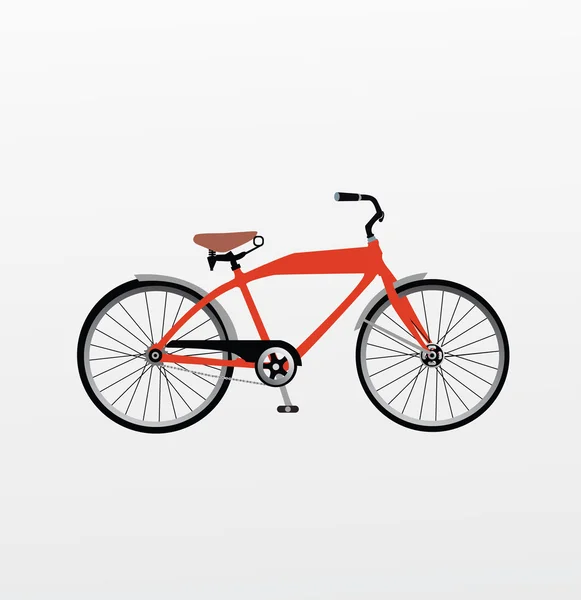 Ilustración de bicicleta — Vector de stock