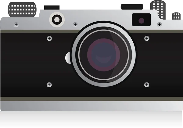 Illustrazione della fotocamera — Vettoriale Stock