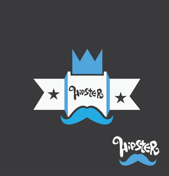 Illustratie van hipster stijl label — Stockvector