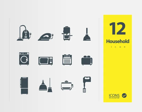 Iconos del hogar — Archivo Imágenes Vectoriales