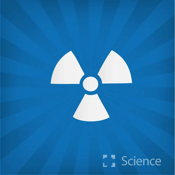 Radiation icon — Stock Vector