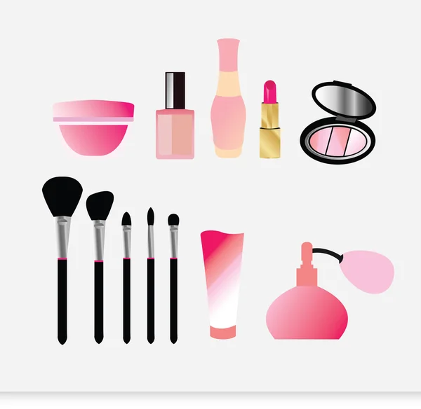 Cosmetics icons — Stock Vector