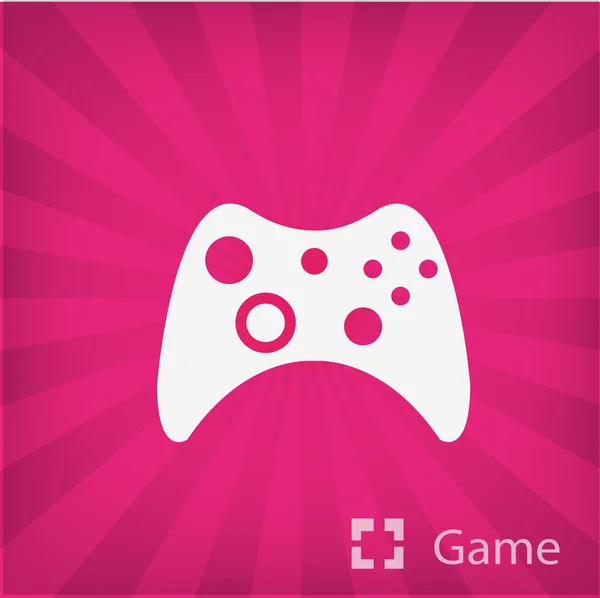 Game controller icon in minimal style — Stock Vector