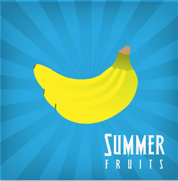 Illustration de la banane — Image vectorielle