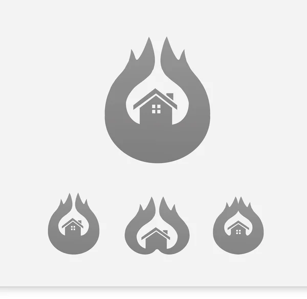 Illustration de l'icône de maison — Image vectorielle