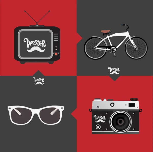 Projekt Hipster — Wektor stockowy