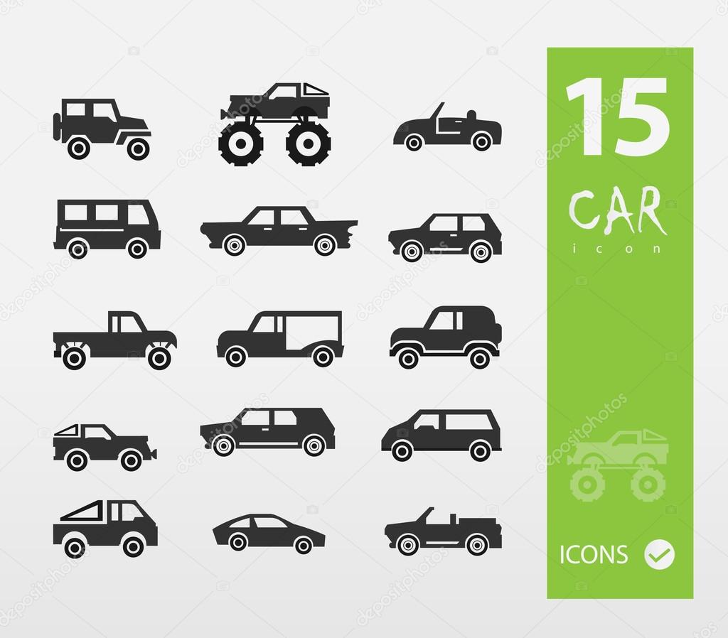 Illustration of Car icons