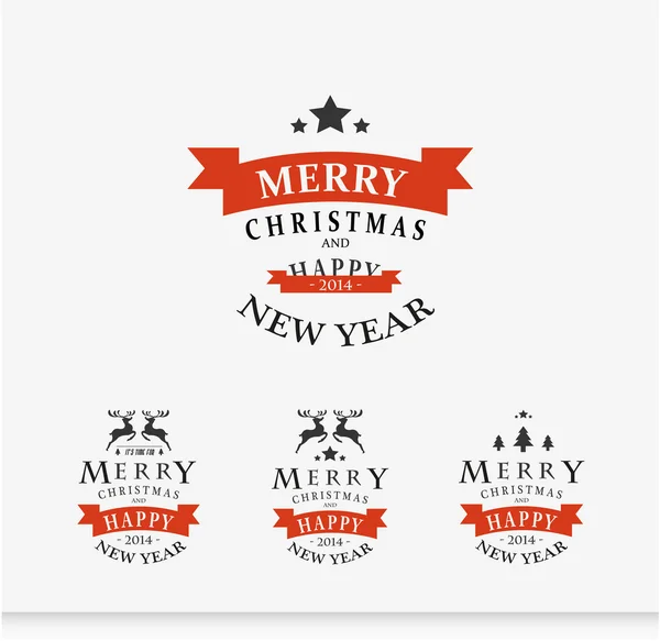 Illusztráció: karácsonyi kártya — Stock Vector