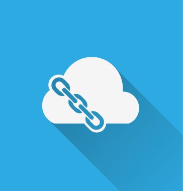 zincir simgesi ile bulut