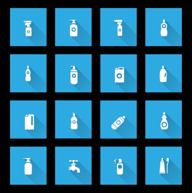 deterjan şişesi Icon set