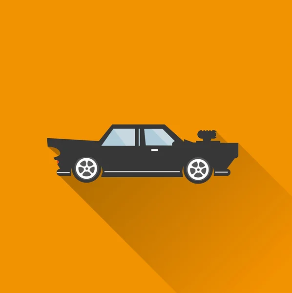 Icono de coche deportivo — Vector de stock