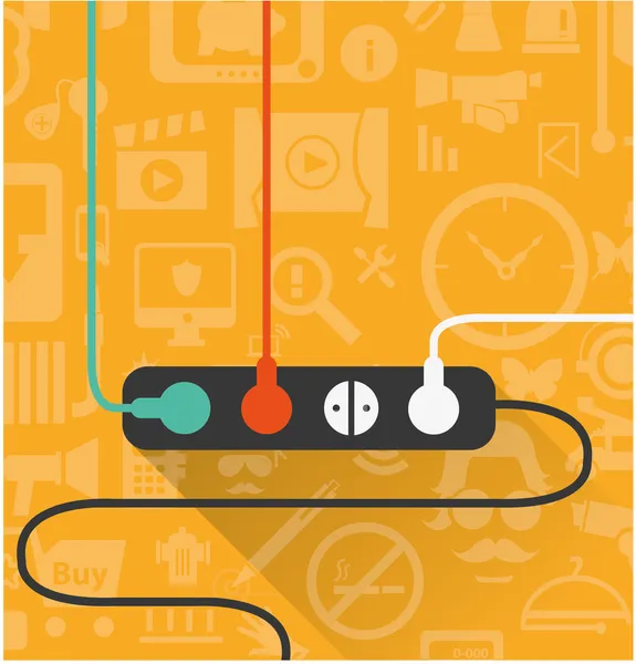 Toma de corriente — Archivo Imágenes Vectoriales