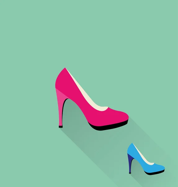 Schoenen pictogram — Stockvector