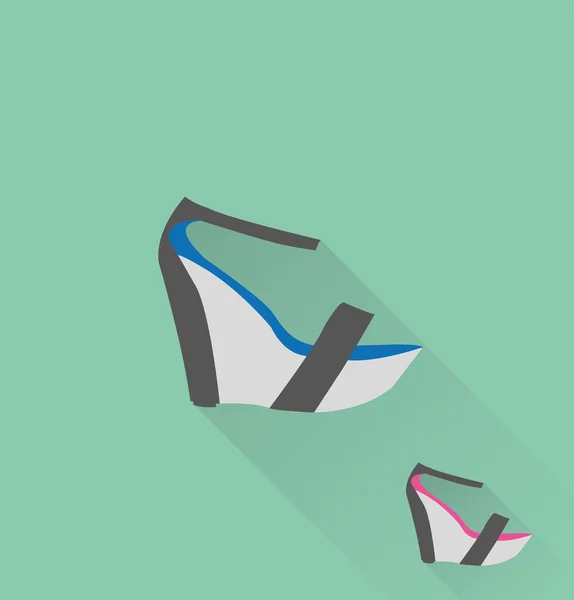 Schoenen pictogram — Stockvector