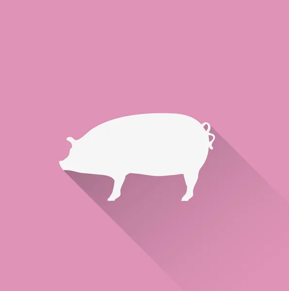 Pig icon — Stock Vector