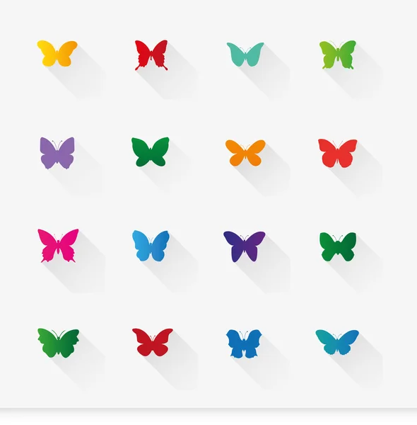 Signes de papillon — Image vectorielle