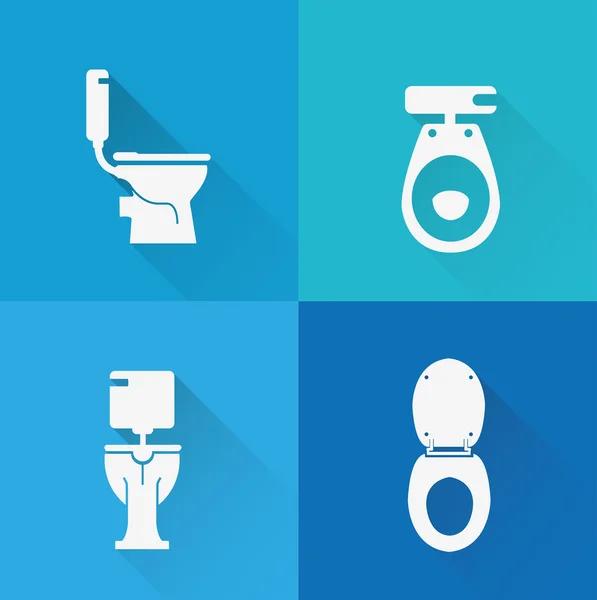 Значки для туалета — стоковый вектор