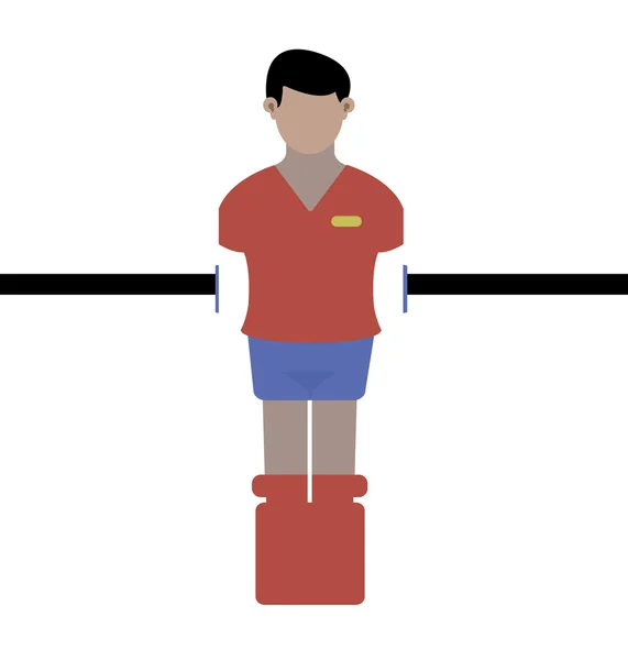 Spanischer Fußballspieler — Stockvektor