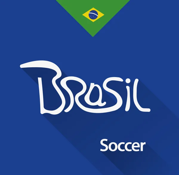 Brasilien-Banner — Stockvektor